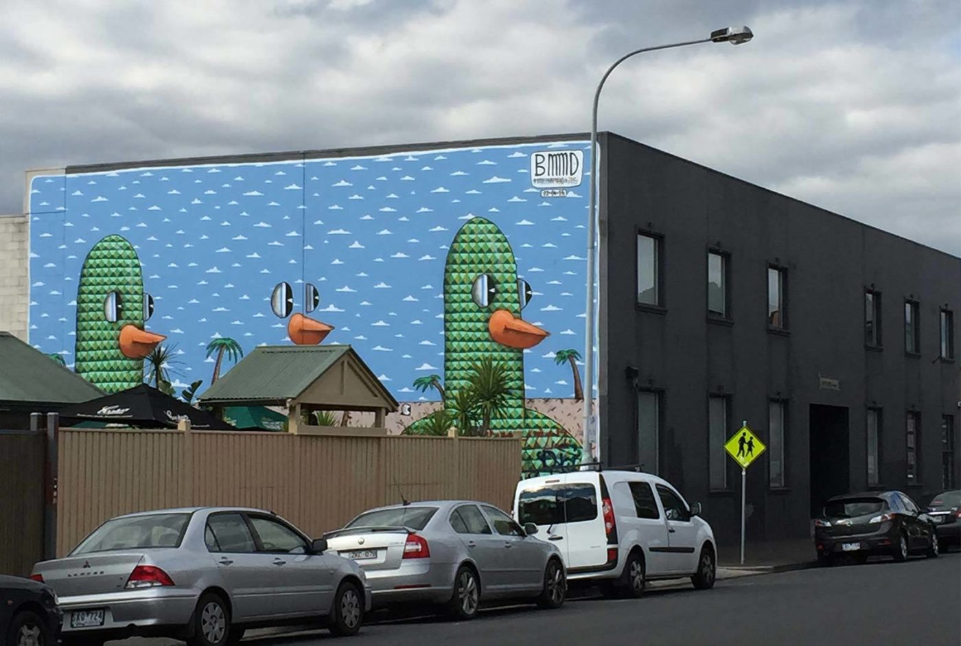 Invisibility, Brunswick, Melbourne 2015. Photo: Naz