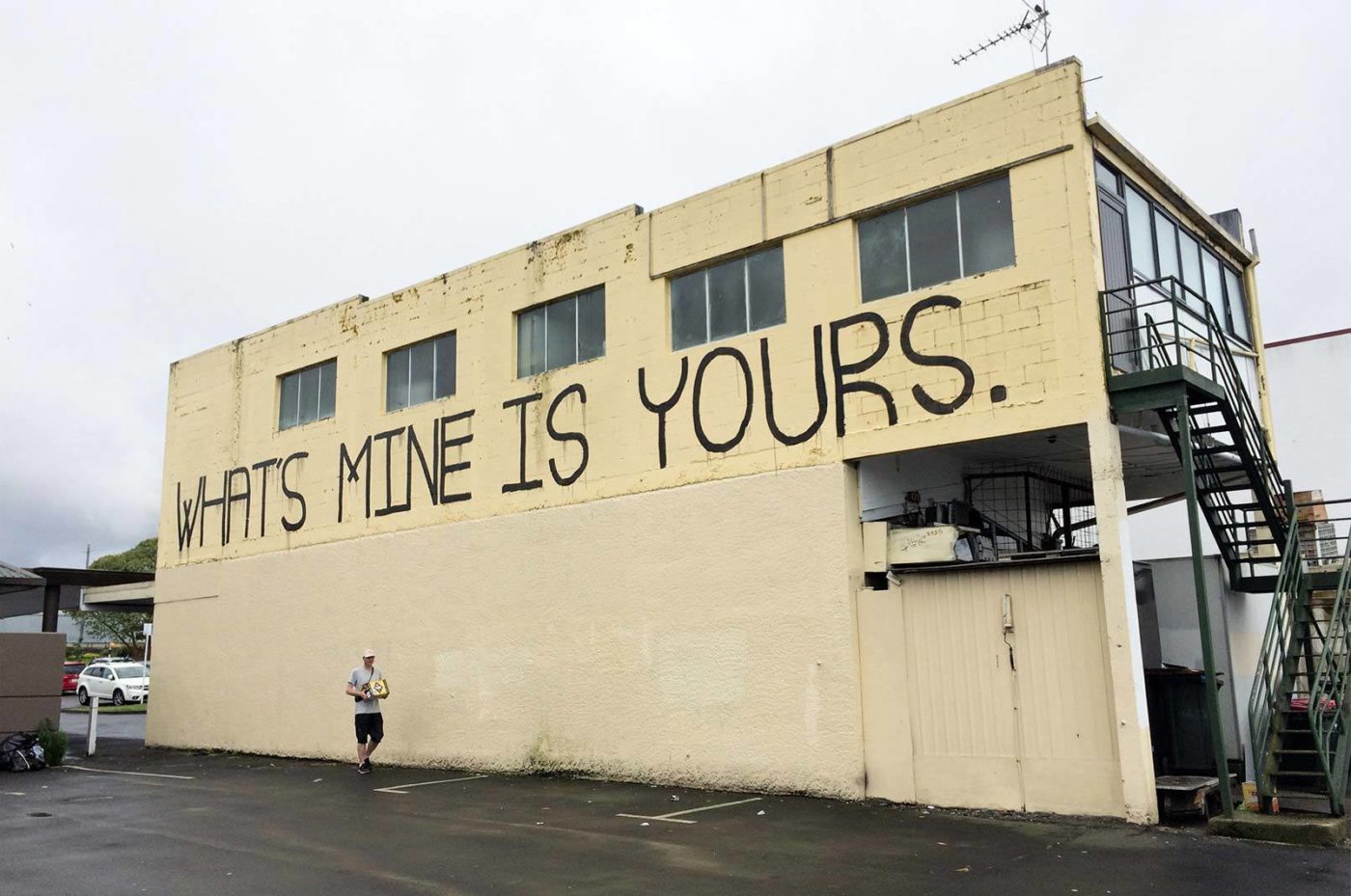 Public art; The art of giving. Auckland, New Zealand. 2015