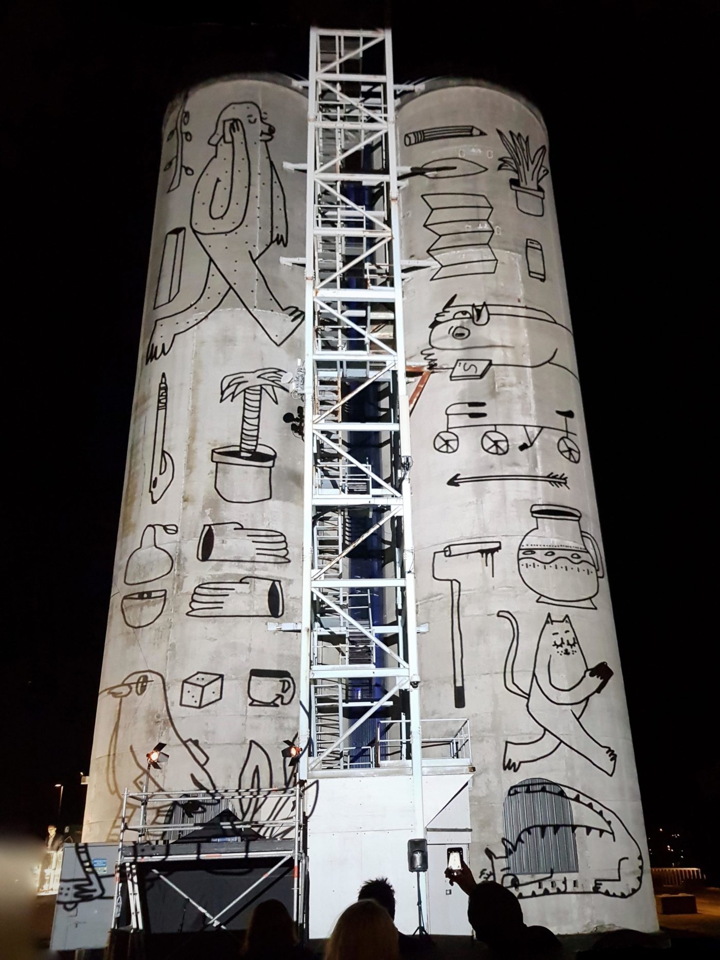 Digital projection partnership with RAW & Samsung Mobile, Silo Park, Auckland
