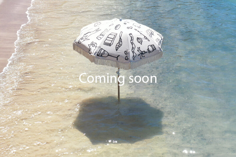 Hand painted beach umbrella (Coming soon)